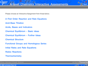 Al Chem Interactive Assessments Demo