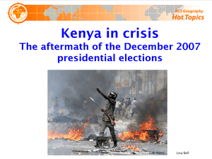 Kenya In Crisis