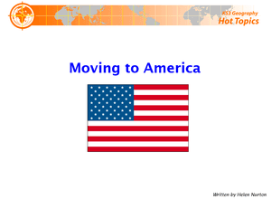 Moving To America