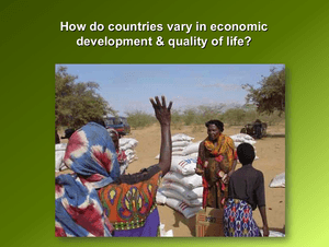 Development And Inequalities
