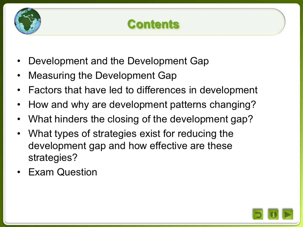 Development - A-Level PowerPoint - Curriculum Press
