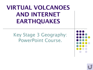 Virtual Volcanoes And Internet Earthquakes