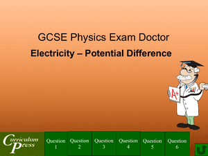 Gcse Physics Doctor Electricity Potential Difference
