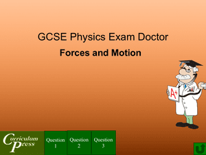 Gcse Physics Doctor Forces And Motion