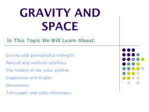 9J Gravity And Space