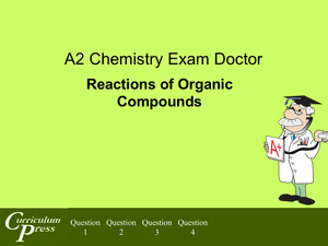 Al Ed A2 Reactions Of Organic Compounds