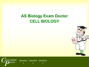 As 01 Cell Biology