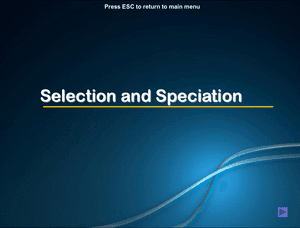 Al Bio Selection And Speciation