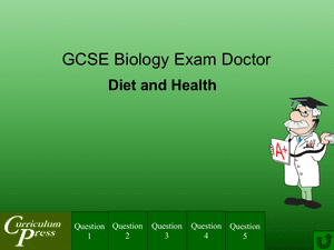 Gcse Biology Doctor Diet And Health