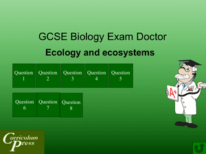 Gcse Biology Doctor Ecology And Ecosytems