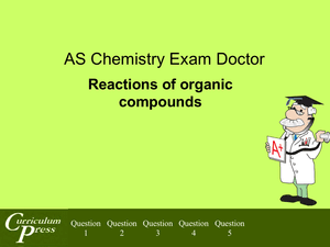 Al Ed As Reactions Of Organic Compounds