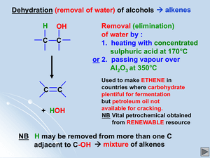 As Alcohol Dehydrate