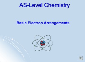 As Basic Electron Arrangements