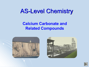 As Calcium Carbonate And Related Compounds