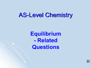 As Equilibrium Related Qs