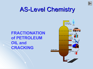 As Fractionation Of Petrol, Oil And Cracking