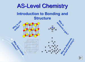 As Intro To Bonding And Structure