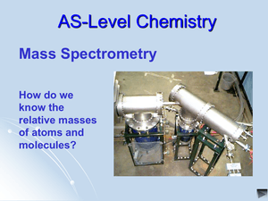 As Mass Spectrometry