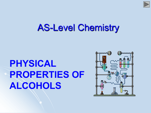 As Physics Properties Alochol