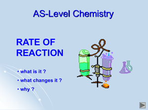 As Rate Of Reaction
