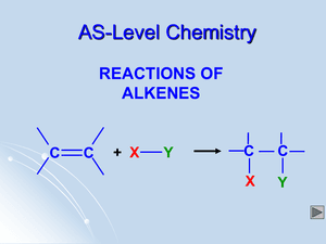As Reactions Of Alkenes
