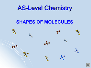 As Shapes Of Molecules