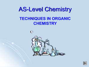 As Techniques In Organic Chemistry