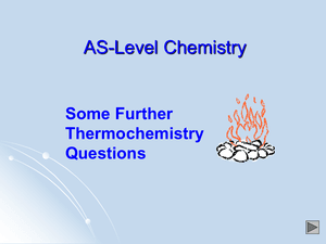 As Thermochemistry Qs