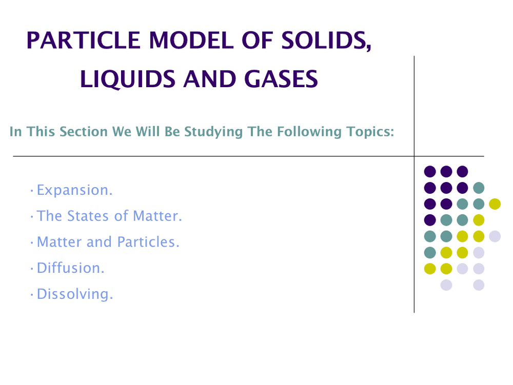 Particle Model Of Solids Liquids And Gases Worksheet at Rachel Burns blog