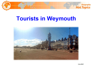 Tourists In Weymouth