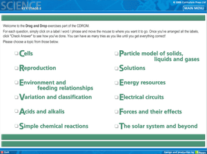 Ks3 Science Drag And Drop Exercises Demo