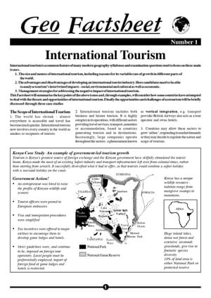 001 International Tourism