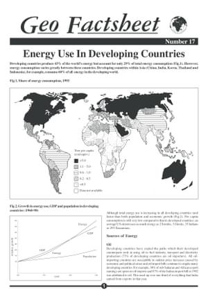 017 Energy Use Develop Countries