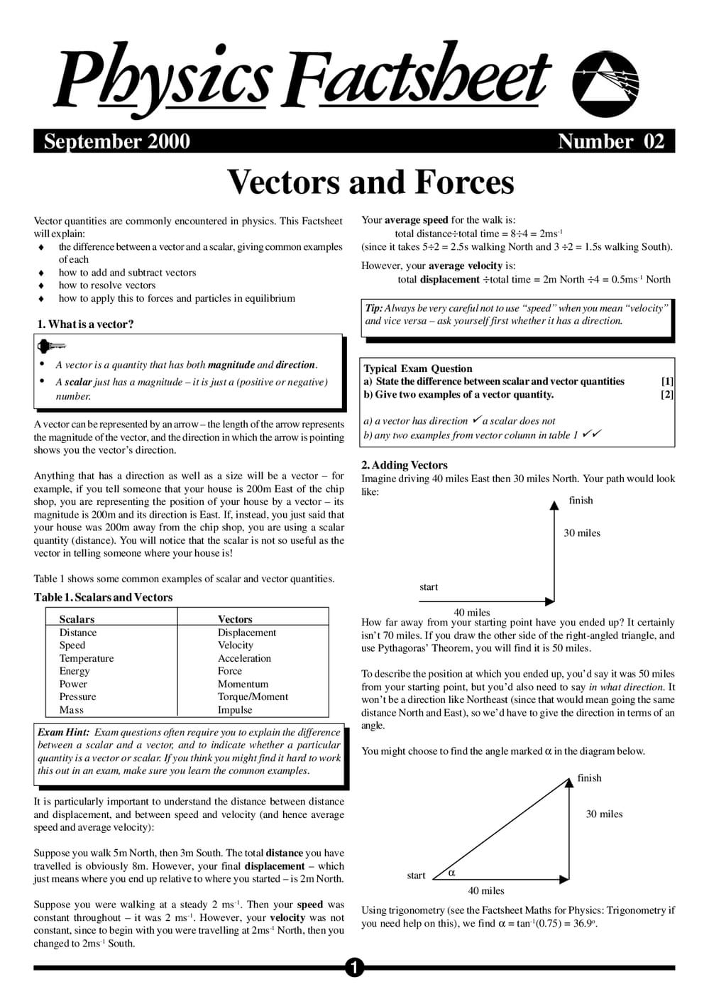 02 Vectors And Forces
