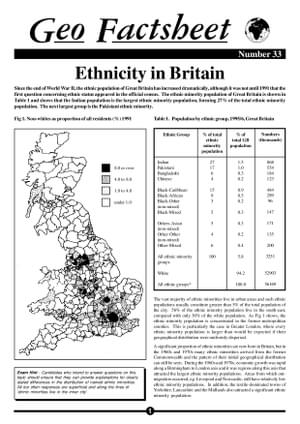 033 Ethnicity In Britain