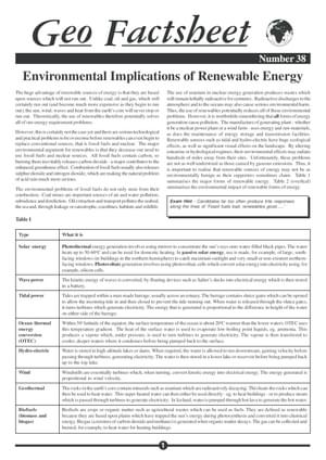 038 Env Impacts  Renewable Energy