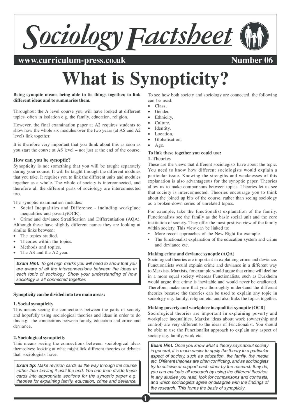 06 Synopticity