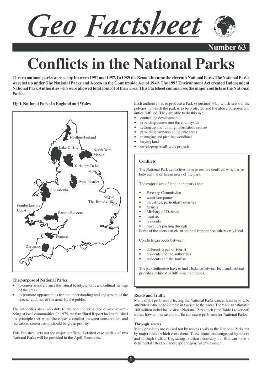 063 Conflicts In National Park