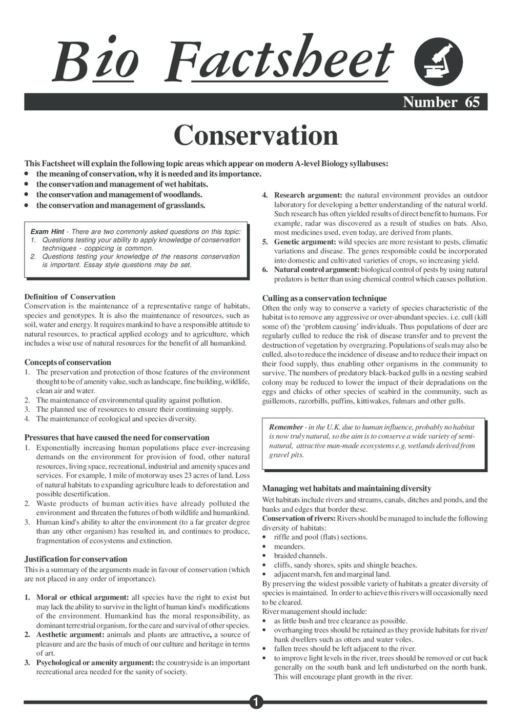 065 Conservation