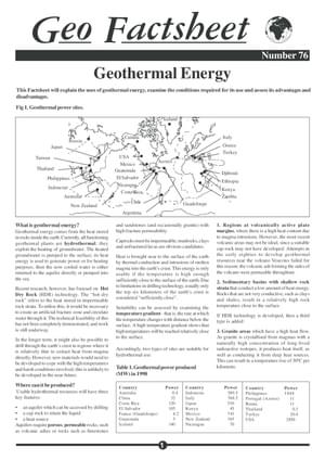 076 Geothermal Energy