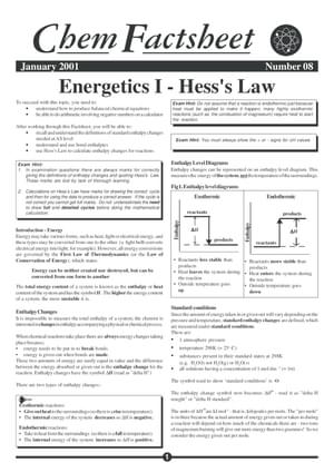 08 Energics Hess Law