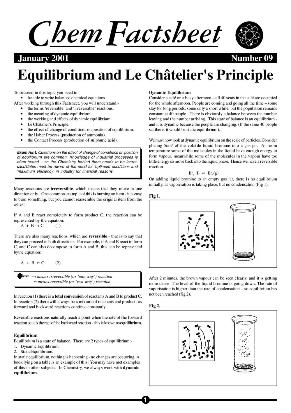 09 Le Chatelier Principle