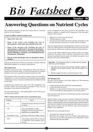 090 Answer Q Nutrient Cycles