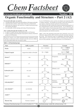 101 Organic Function A2