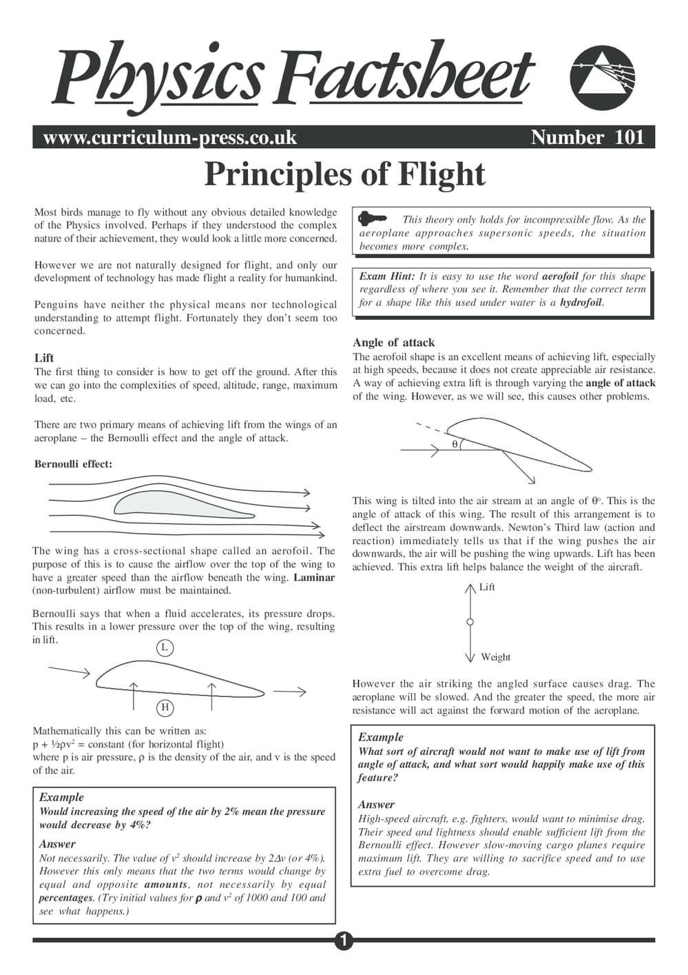 101 Principles Of Flight