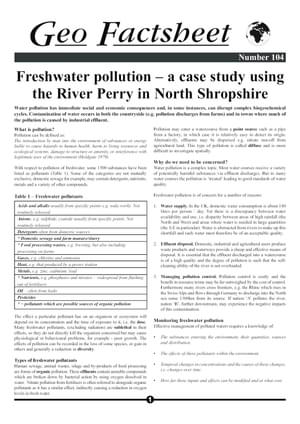 104 Freshwater Pollution River Perry