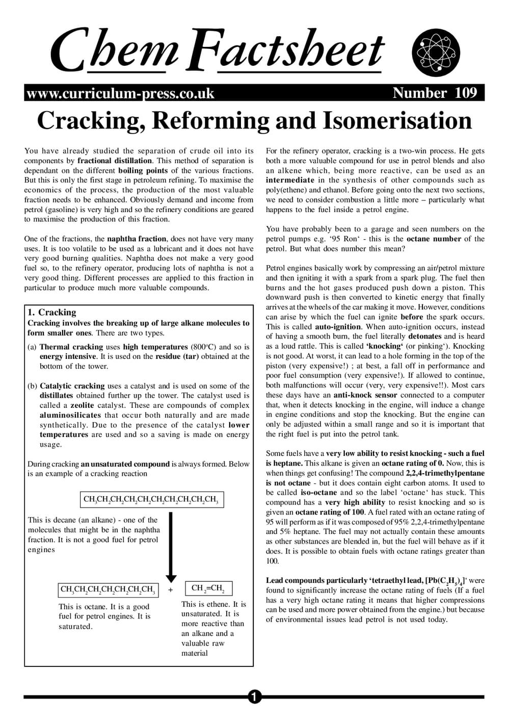 109 Cracking Reform