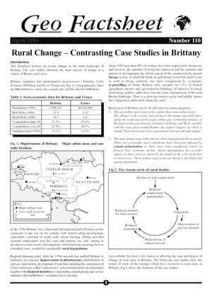 110 Rural Change Case Study Brittany
