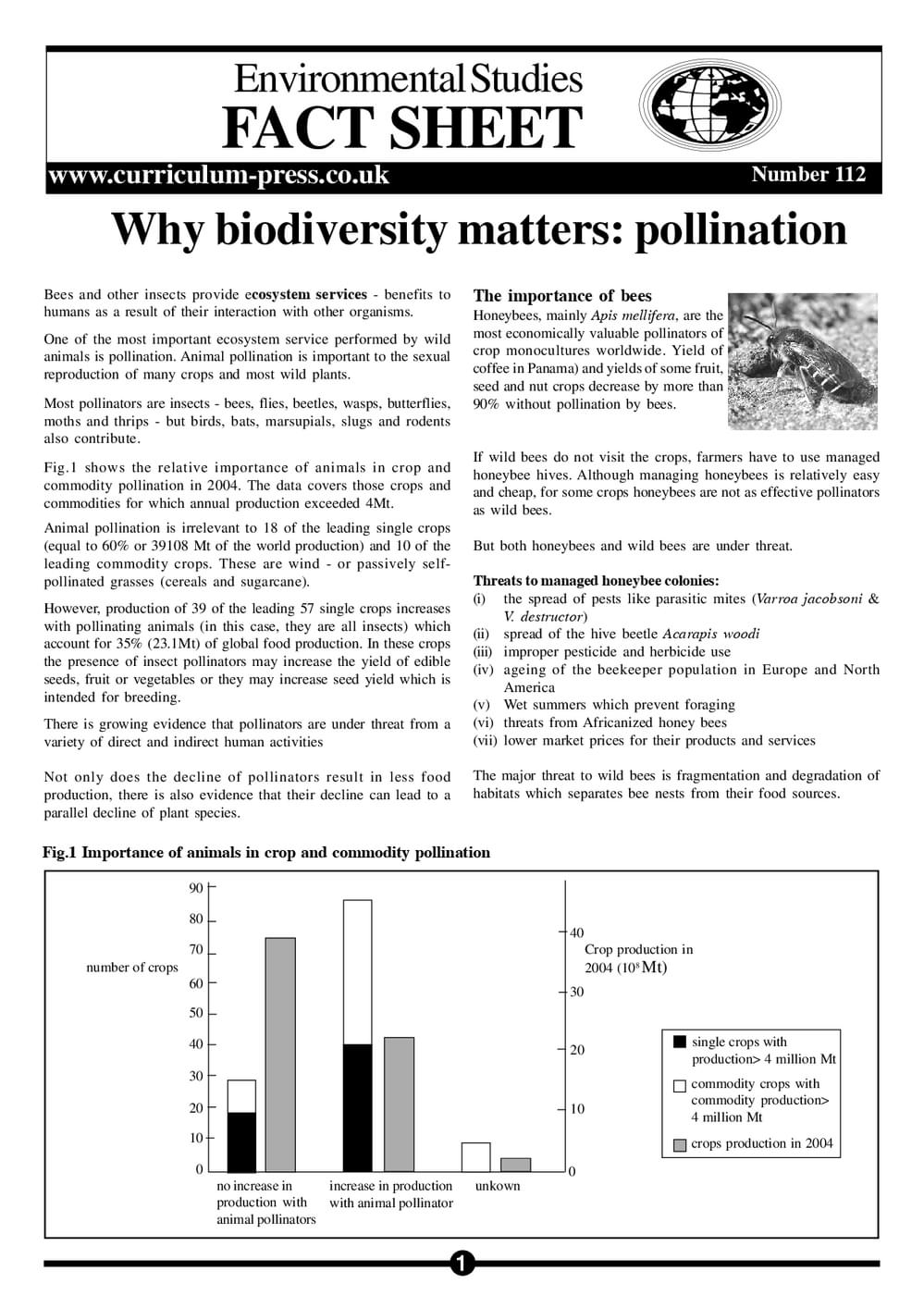 112 Biodiversity Pollination