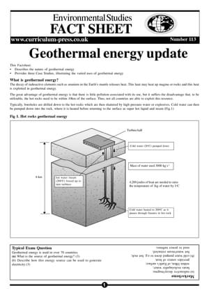 113 Geothermal Update